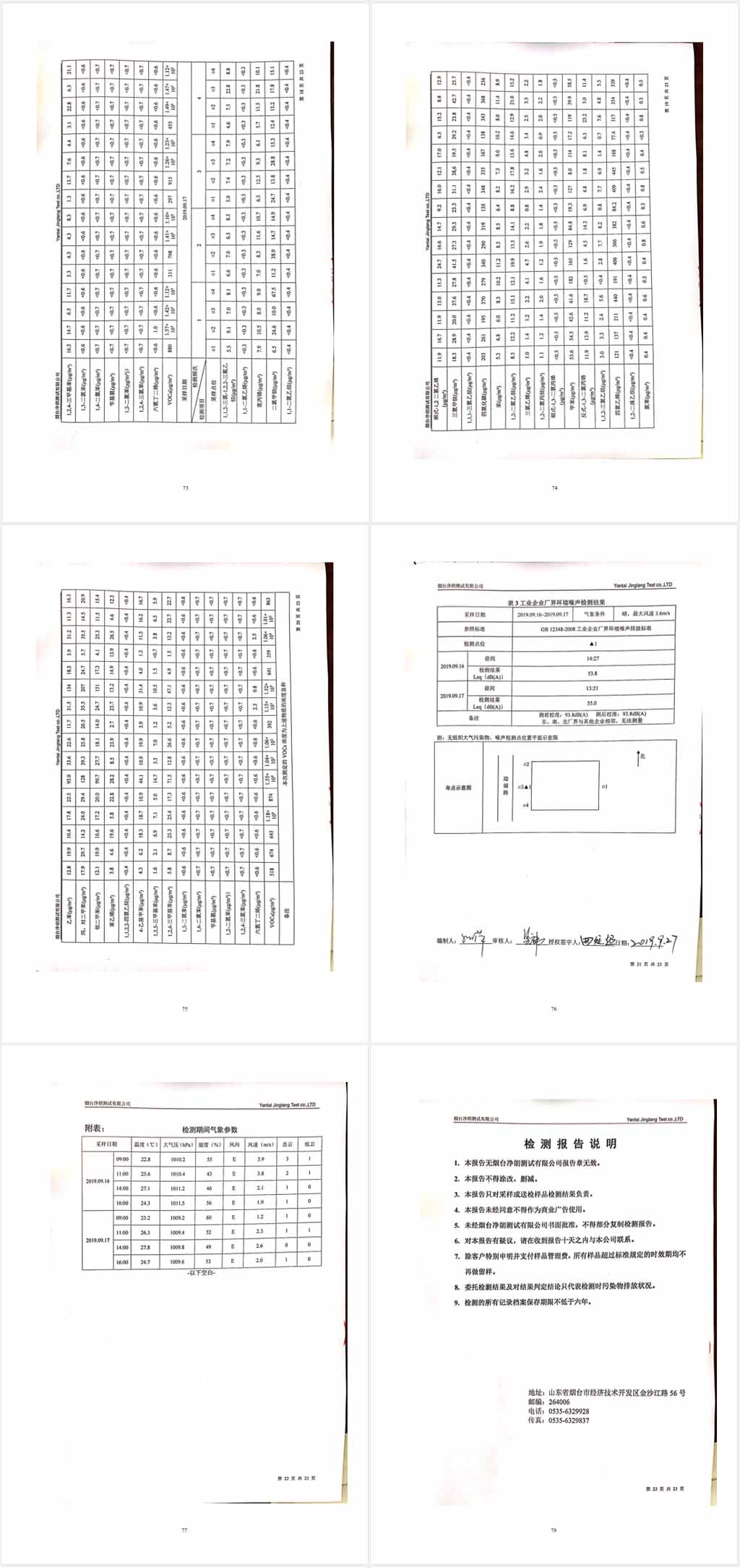 煙臺(tái)沃爾姆真空設(shè)備有限公司環(huán)境保護(hù)驗(yàn)收監(jiān)測表公示13